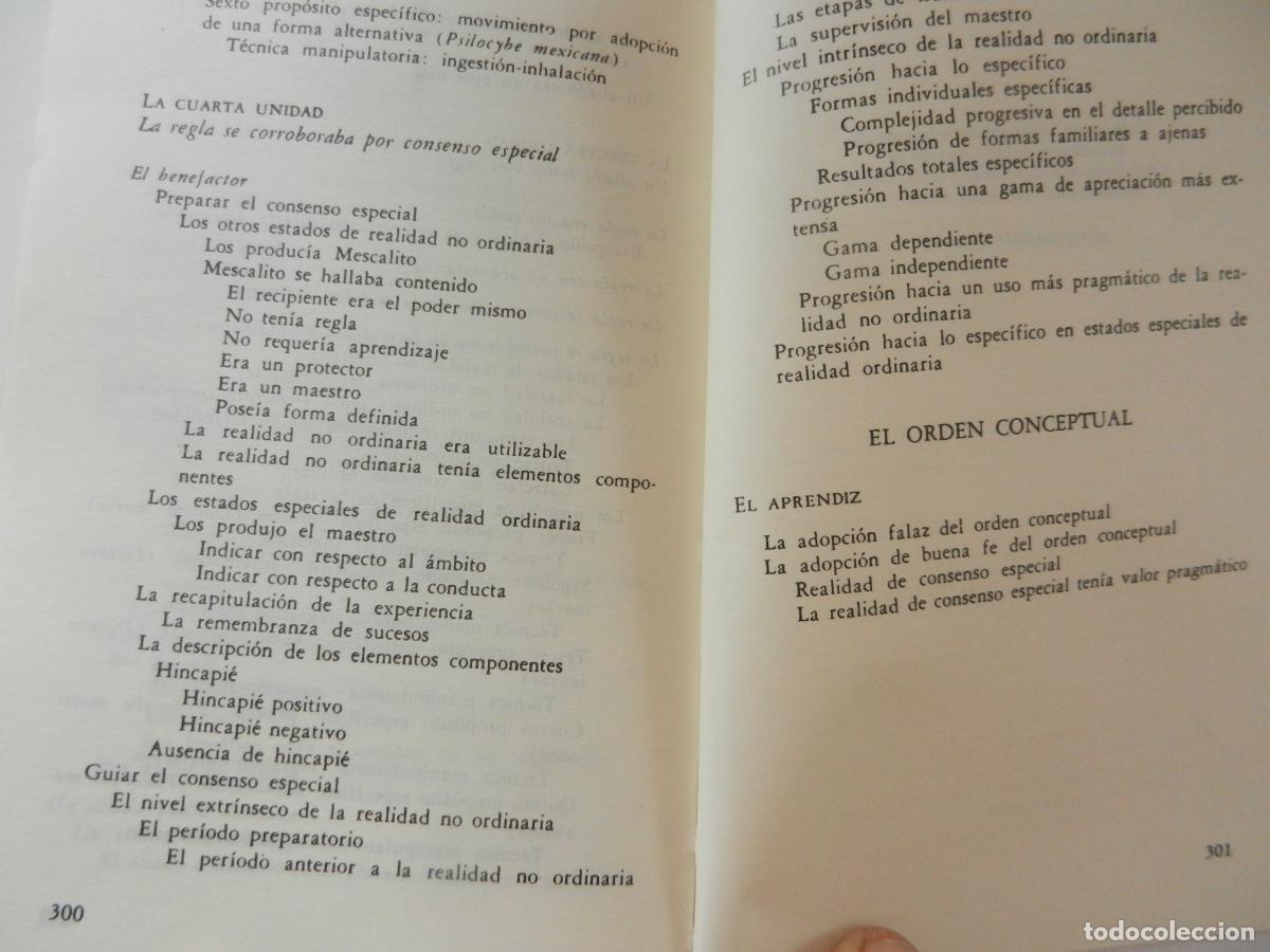 Libros de segunda mano: LAS ENSE&Ntilde;ANZAS DE DON JUAN - CARLOS CASTANEDA - 1996 - Foto 5