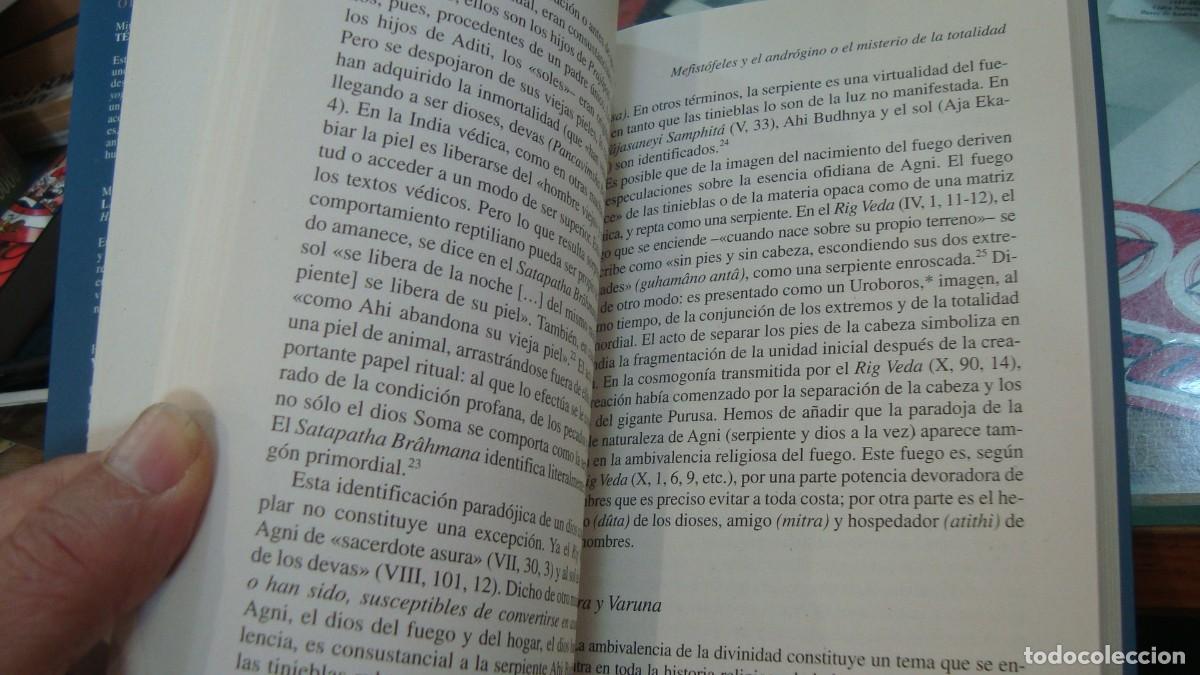 Libros de segunda mano: MEFISTOFELES Y EL ANDROGINO - ELIADE, MIRCEA - Foto 5