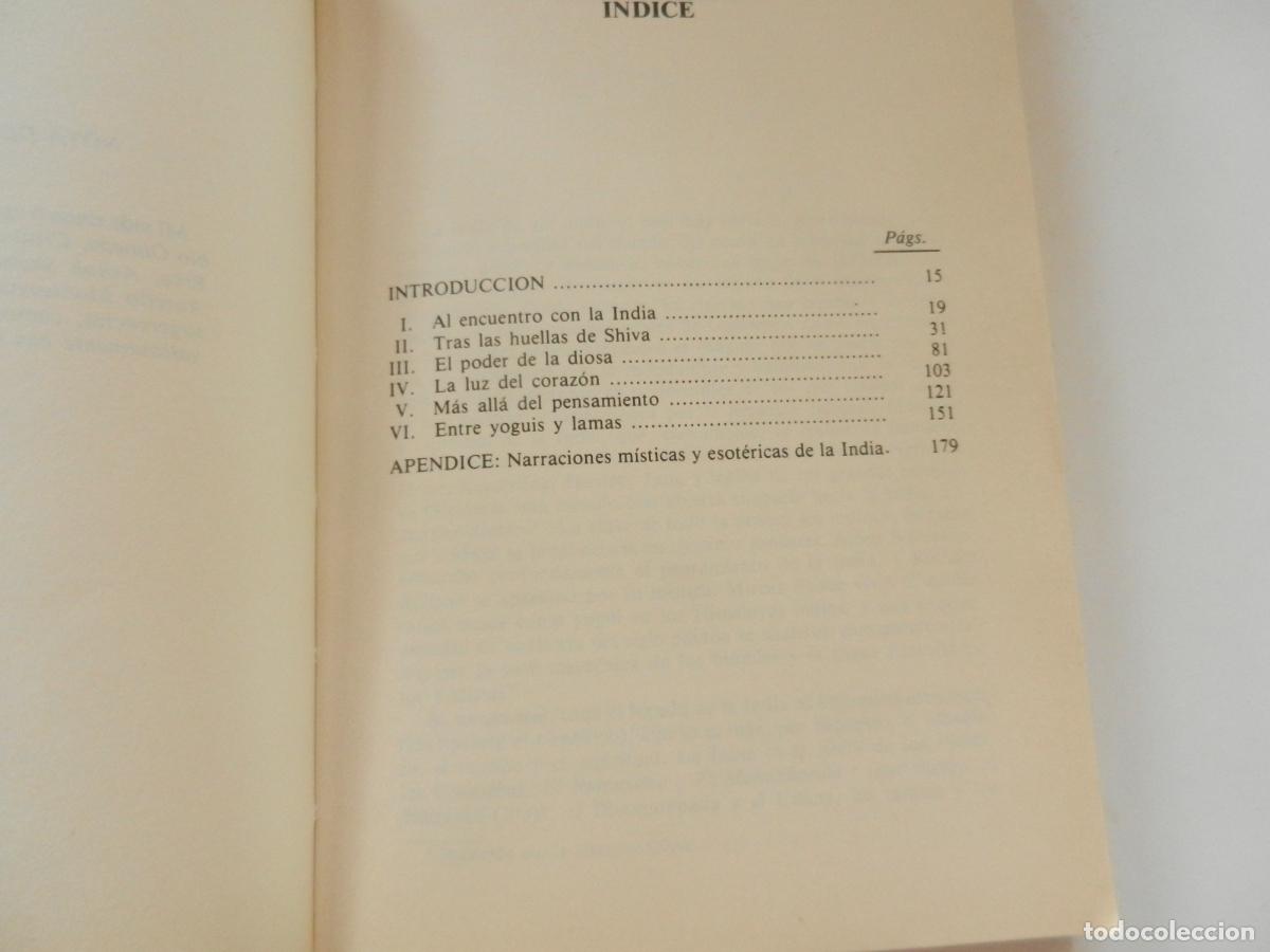 Libros de segunda mano: LA INDIA M&Iacute;STICA Y SECRETA - RAMIRO A. CALLE - EDAF - 1990 - Foto 3