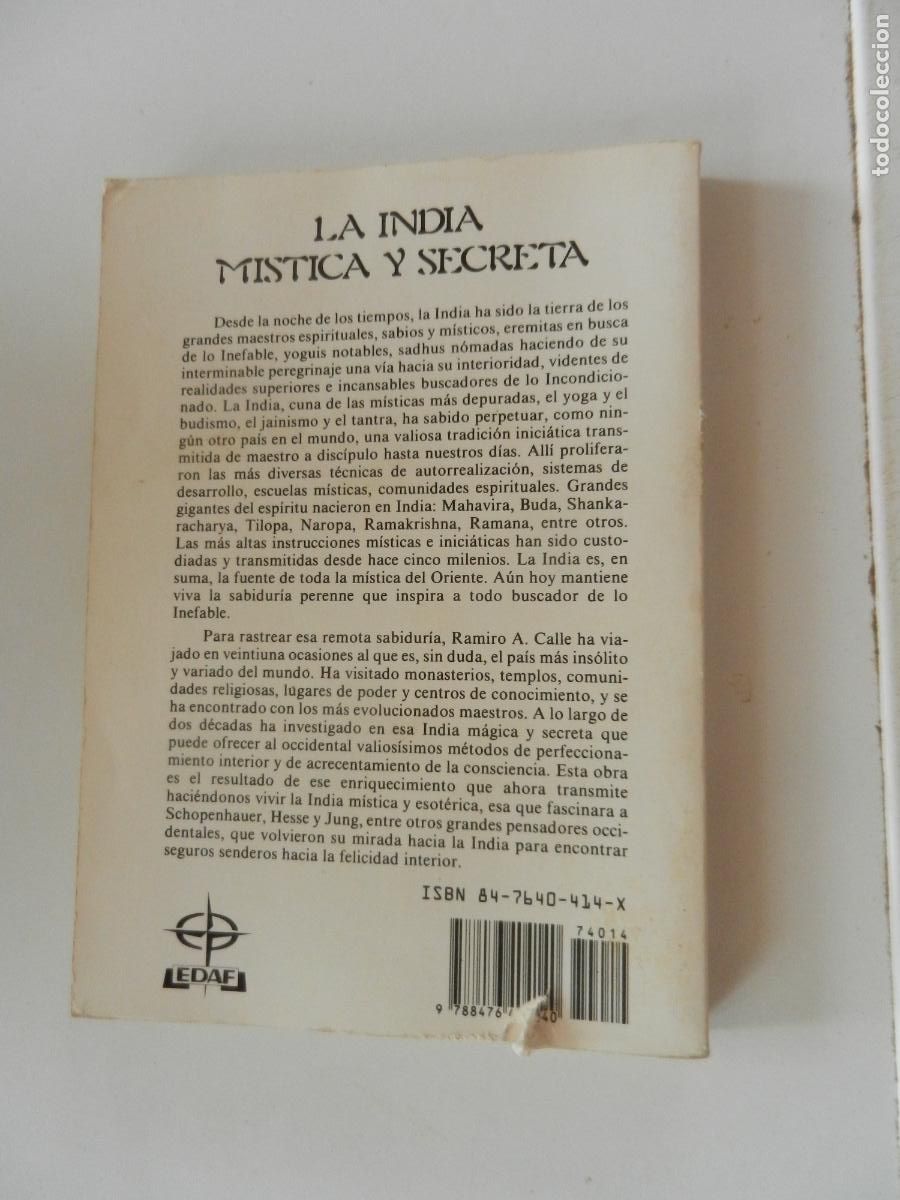 Libros de segunda mano: LA INDIA M&Iacute;STICA Y SECRETA - RAMIRO A. CALLE - EDAF - 1990 - Foto 4