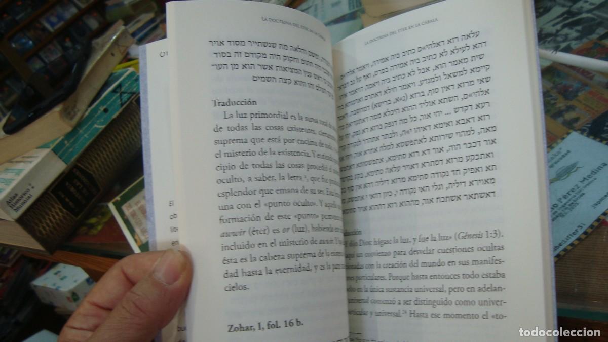 Libros de segunda mano: LA DOCTRINA DEL ETER EN LA CABALA - MARGOLIOUTH, GEORGE - Foto 5
