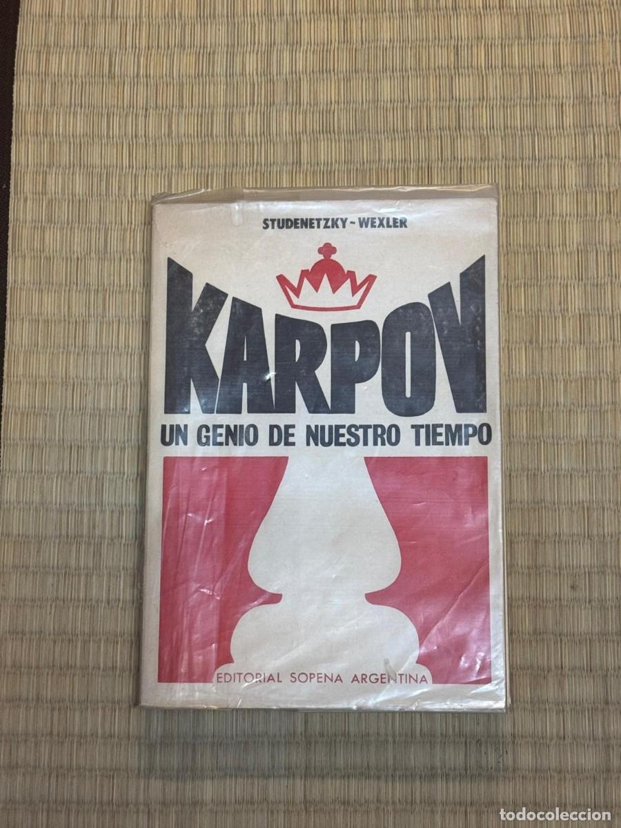 Libros de segunda mano: Libro de ajedrez vintage: Karpov Un Genio de Nuestro Tiempo.