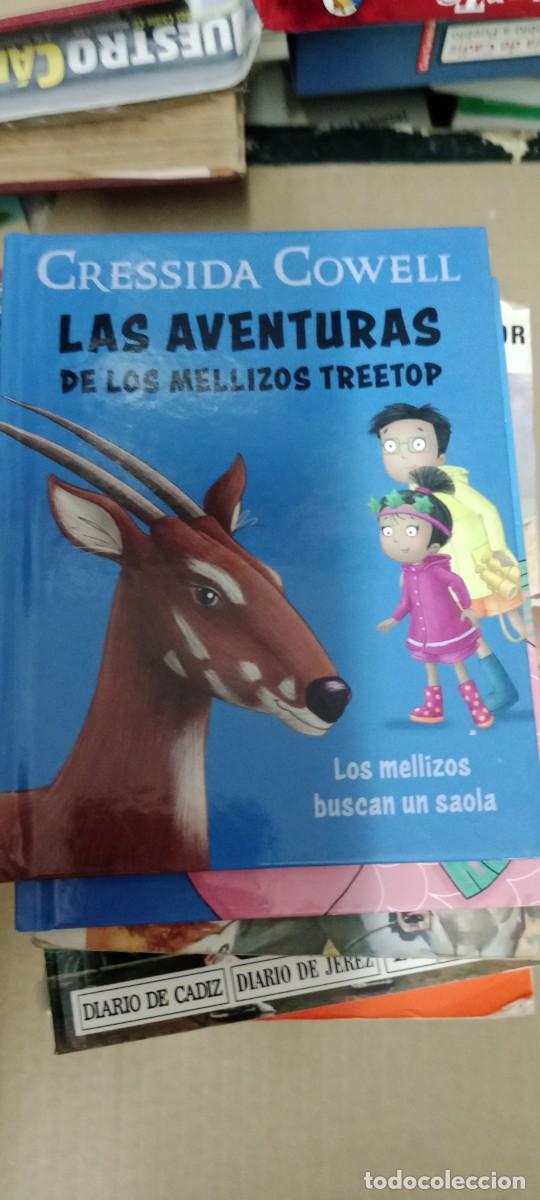 Libros de segunda mano: CRESSIDA COWELL LAS AVENTURAS DE LOS MELLIZOS TREETOP LIBRO M-33
