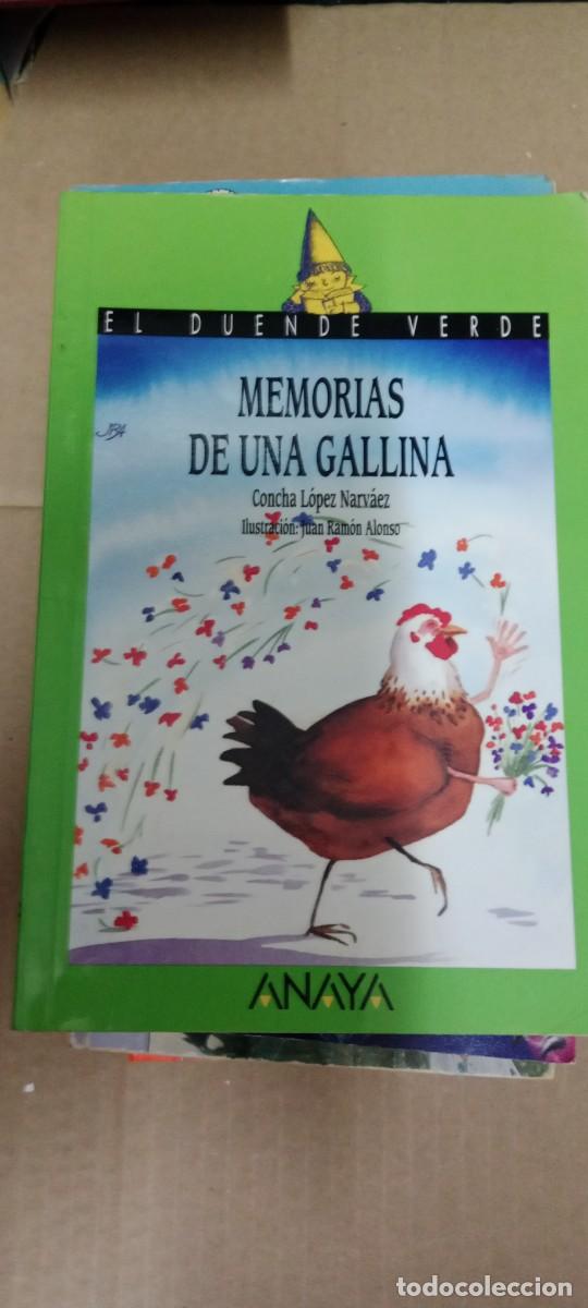 Libros de segunda mano: MEMORIAS DE GALLINA CONCHA LOPEZ ANAYA LIBRO M-33