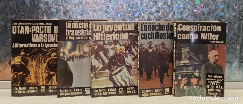 Libros de segunda mano: Conspiraci&oacute;n contra Hitler: Vol. 1 al 5 - Varios Autores - Editorial San Mart&iacute;n - Historia del Siglo
