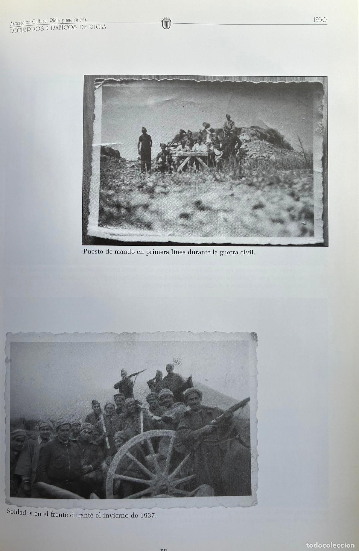 Libros de segunda mano: RECUERDOS GRAFICOS DE RICLA, 1860-1940 - Foto 5