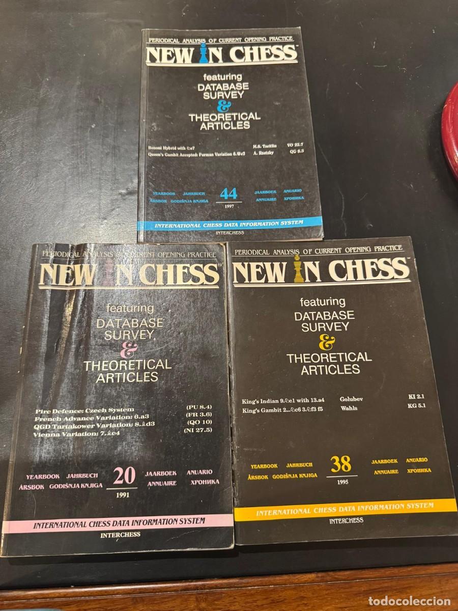 Libros de segunda mano: Libros Ajedrez Lote 3 NEW IN CHESS YEARBOOK originales - PERIODICAL ANALYSIS