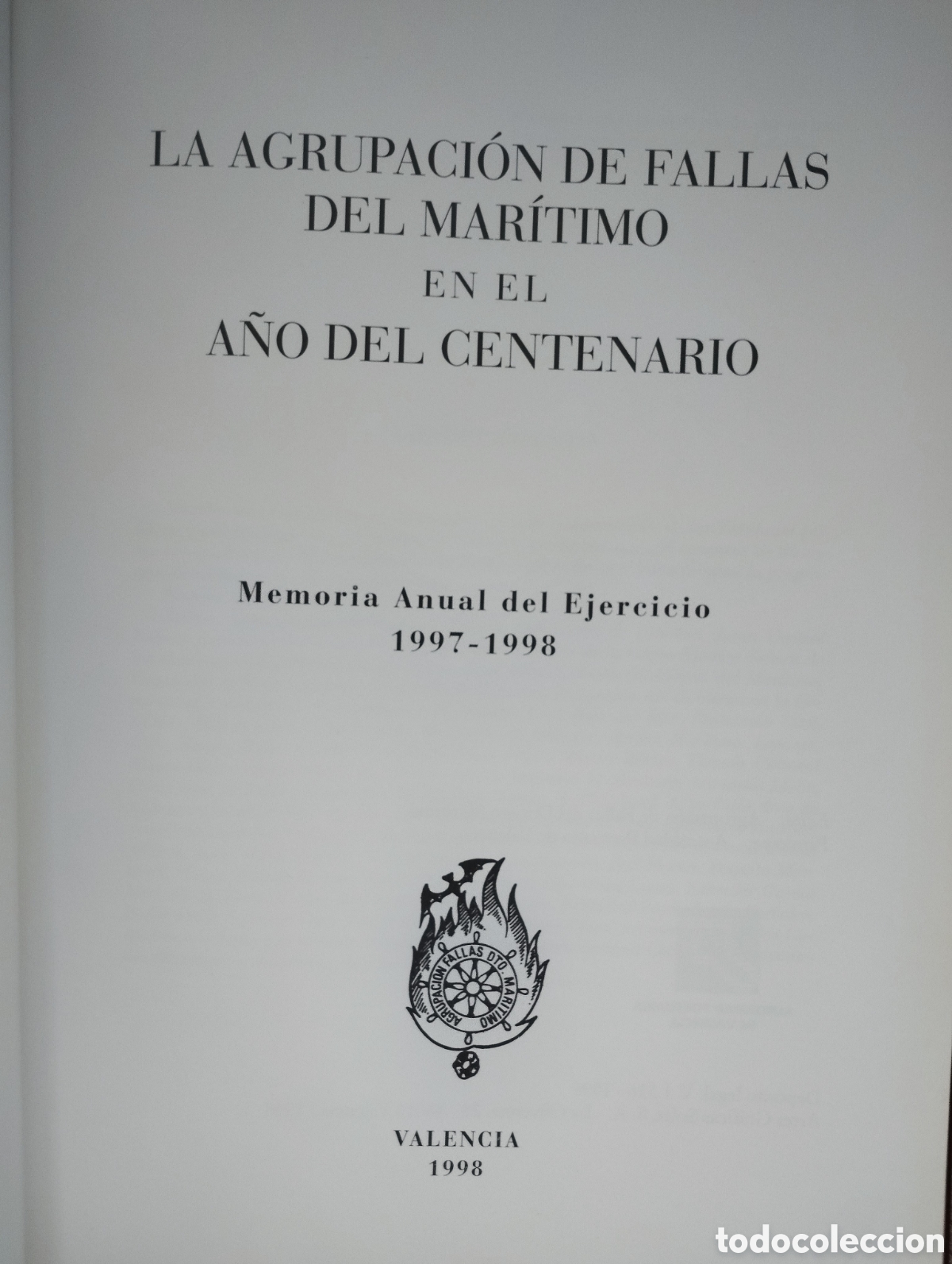 Libros de segunda mano: AGRUPACI&Oacute;N DE FALLAS DEL MAR&Iacute;TIMO EN EL A&Ntilde;O DEL CENTENARIO - Foto 7