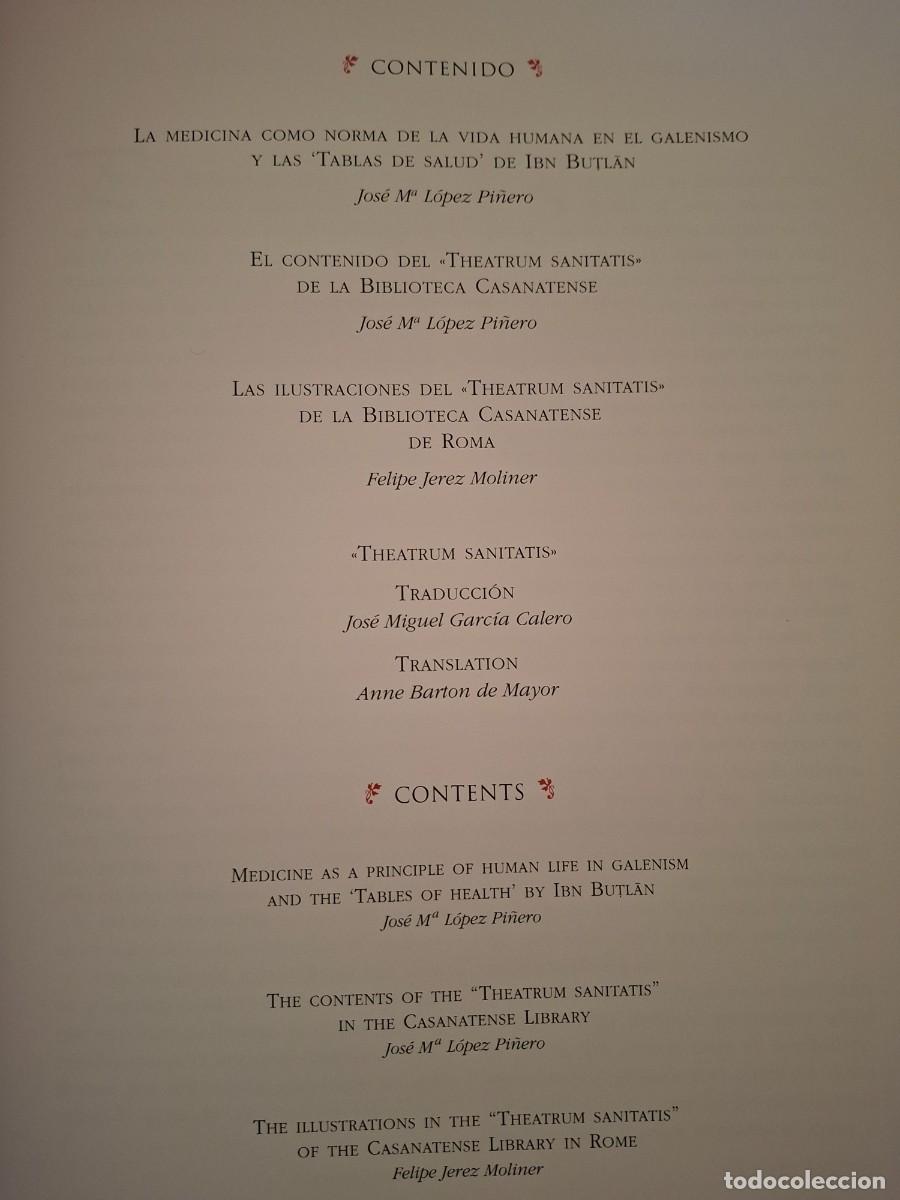 Libros de segunda mano: Theatrum sanitatis. Moleiro - Foto 3