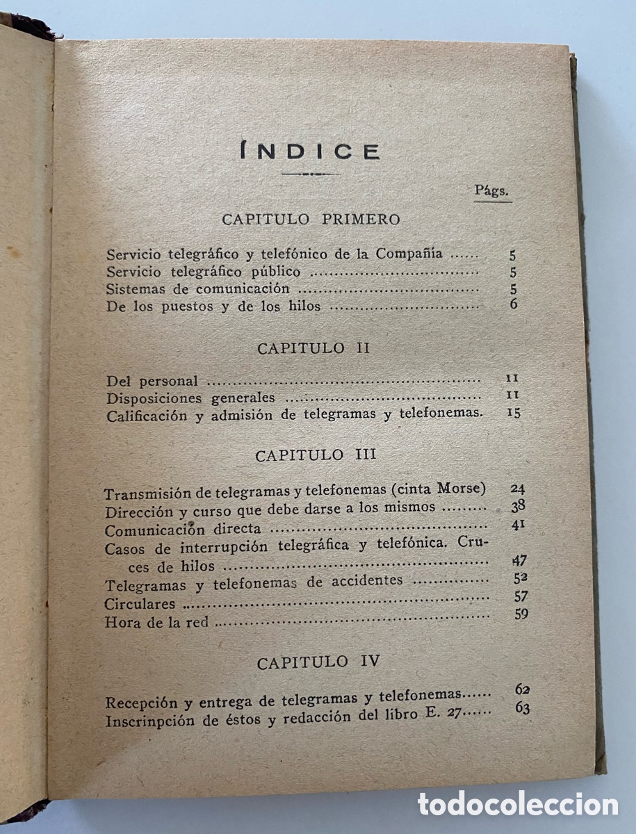 Libros de segunda mano: Reglamento para el Servicio Telegr&aacute;fico y Telef&oacute;nico - Foto 4