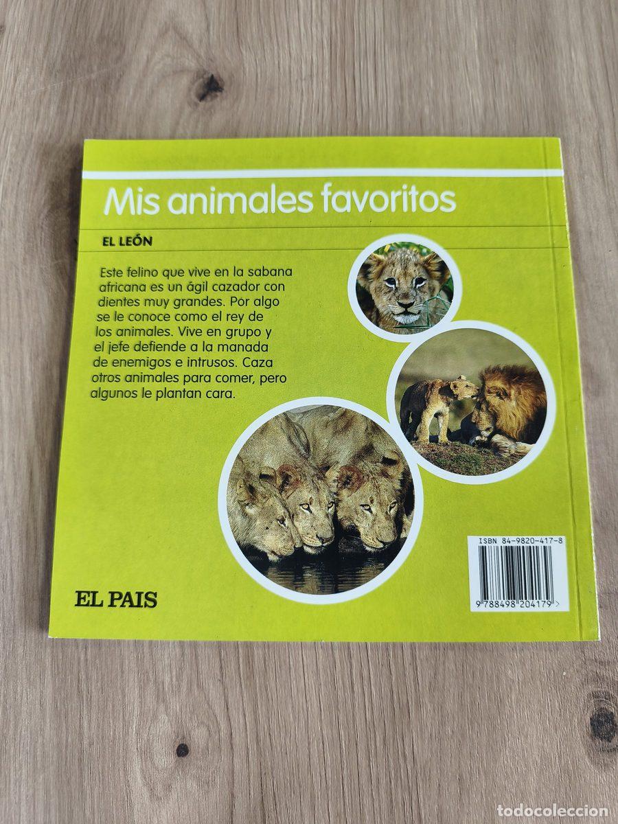 Libros de segunda mano: El le&oacute;n Mis animales favoritos El Pa&iacute;s - Foto 2