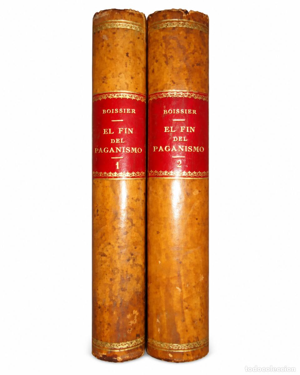 Libros de segunda mano: El fin del paganismo - Gaston Boissier - Dos tomos - LM