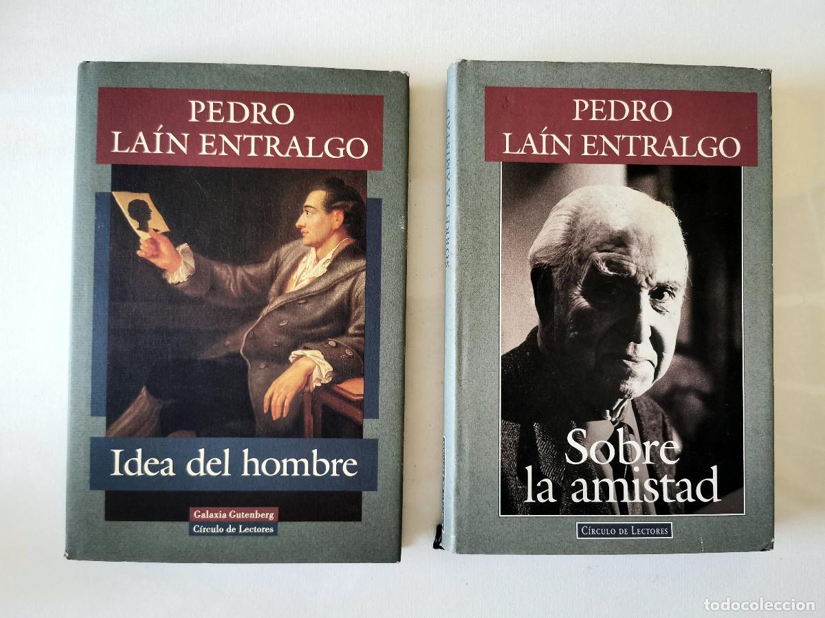 Libros de segunda mano: SOBRE LA AMISTAD + Idea del hombre - Pedro La&iacute;n Entralgo - Foto 1