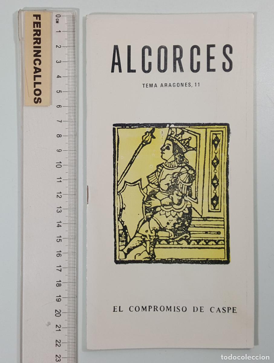 Libros de segunda mano: ALCORCES TEMAS ARAGONESES 11, EL COMPROMISO DE CASPE, ANTONIO UBIETO ARTETA, ANUBAR