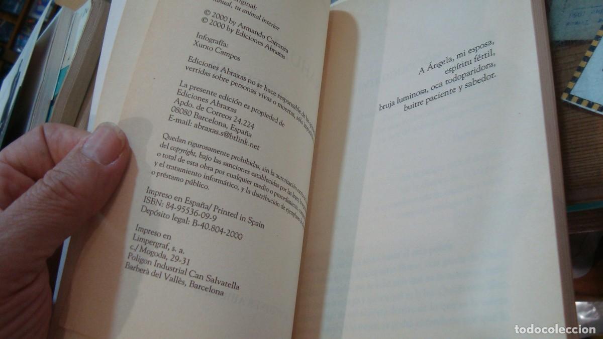 Libros de segunda mano: NAHUAL TU ANIMAL INTERIOR ARMANDO CARRANZA - Foto 3