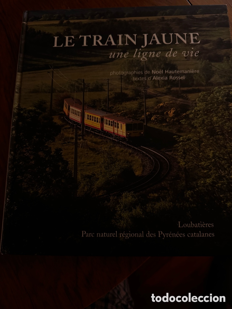 Libros de segunda mano: Le Train Jaune, une ligne de vie, de No&euml;l Hautemani&egrave;re (fotograf&iacute;as) y Alexia Rossel (textos).
