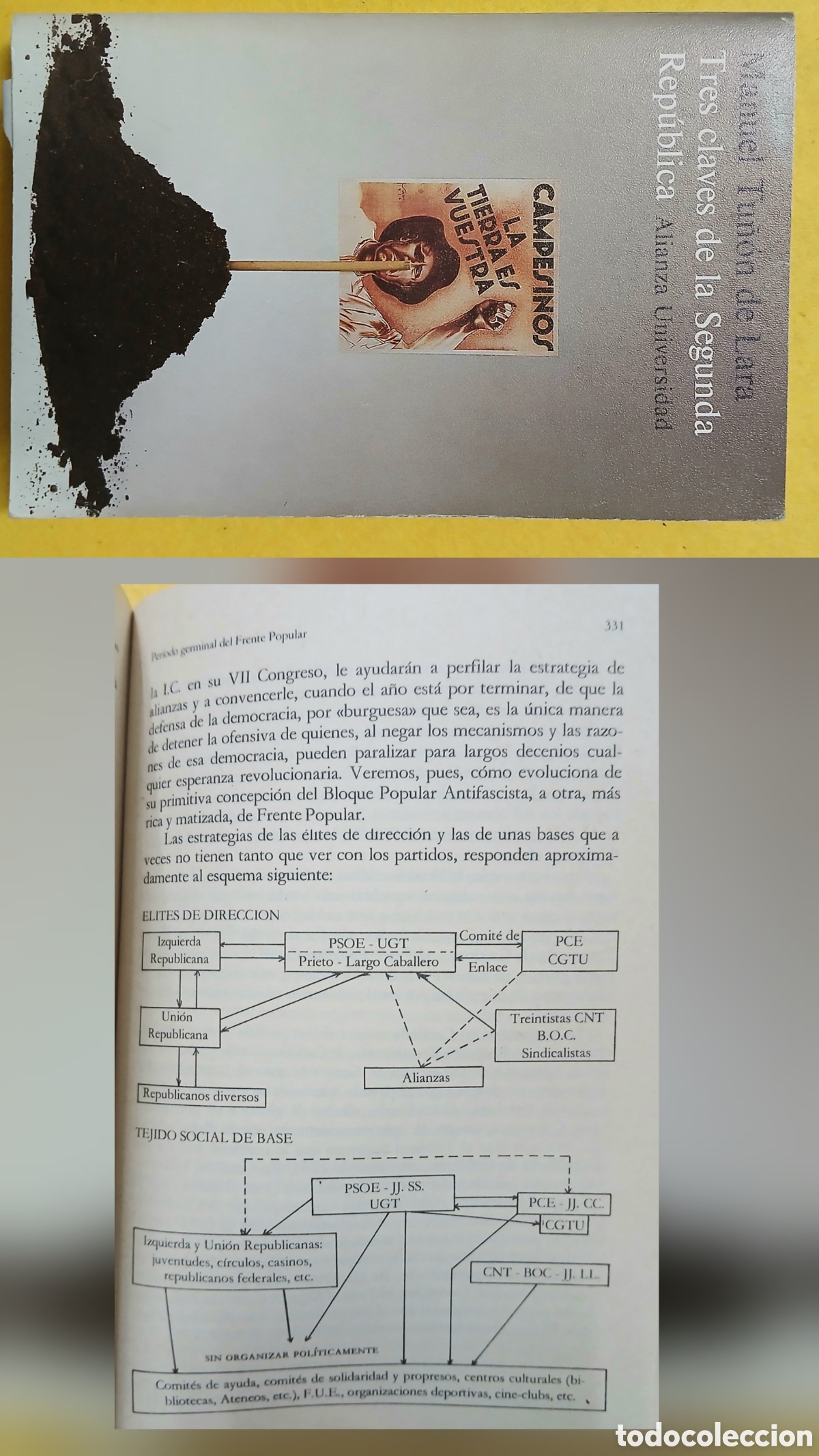 Libros de segunda mano: Tres claves de la Segunda Rep&uacute;blica