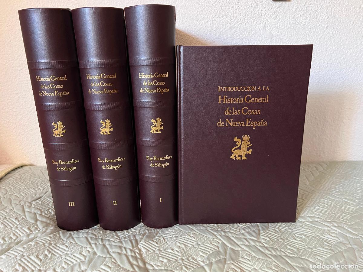 Libros de segunda mano: HISTORIA GENERAL DE LAS COSAS DE NUEVA ESPA&Ntilde;A. Fray Bernardino de Sahag&uacute;n - MEXICO FACSIMIL