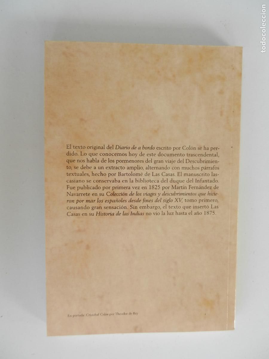 Libros de segunda mano: DIARIO DE A BORDO - CRISTOBAL COL&Oacute;N - ARLANZA EDICIONES 2002. - Foto 2