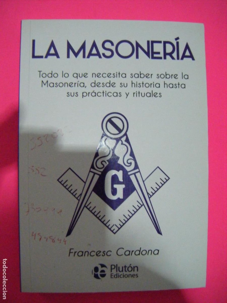 Libros de segunda mano: LA MASONERIA - FRANCESC CARDONA - ED . PLUTON 2021 +++ INCLUYE ENVIO CERTIFICADO +++