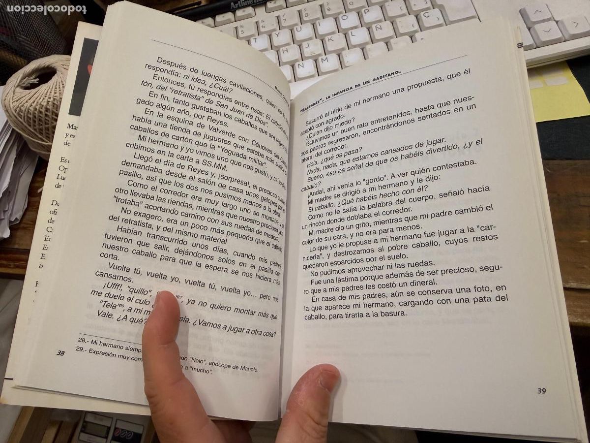 Libros de segunda mano: LIBRO BARRABAS LA INFANCIA DE UN GADITANO - 89 PAG - Foto 4