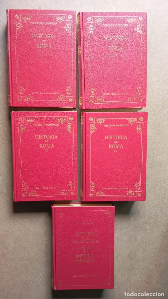 Libros de segunda mano: Historia de Roma (Completa 4 tomos) e Historia de la Decadencia y Ca&iacute;da del Imperio Romano/RBA,2005