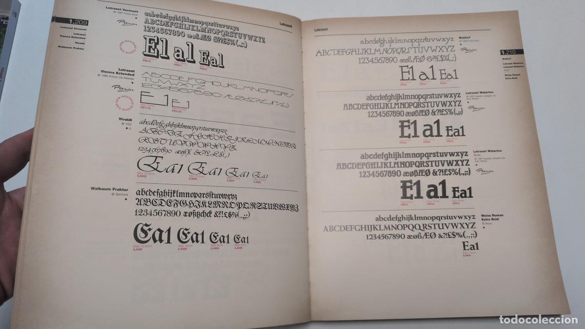 Libros de segunda mano: Letraset (cat&aacute;logo, 1990) - - Foto 3
