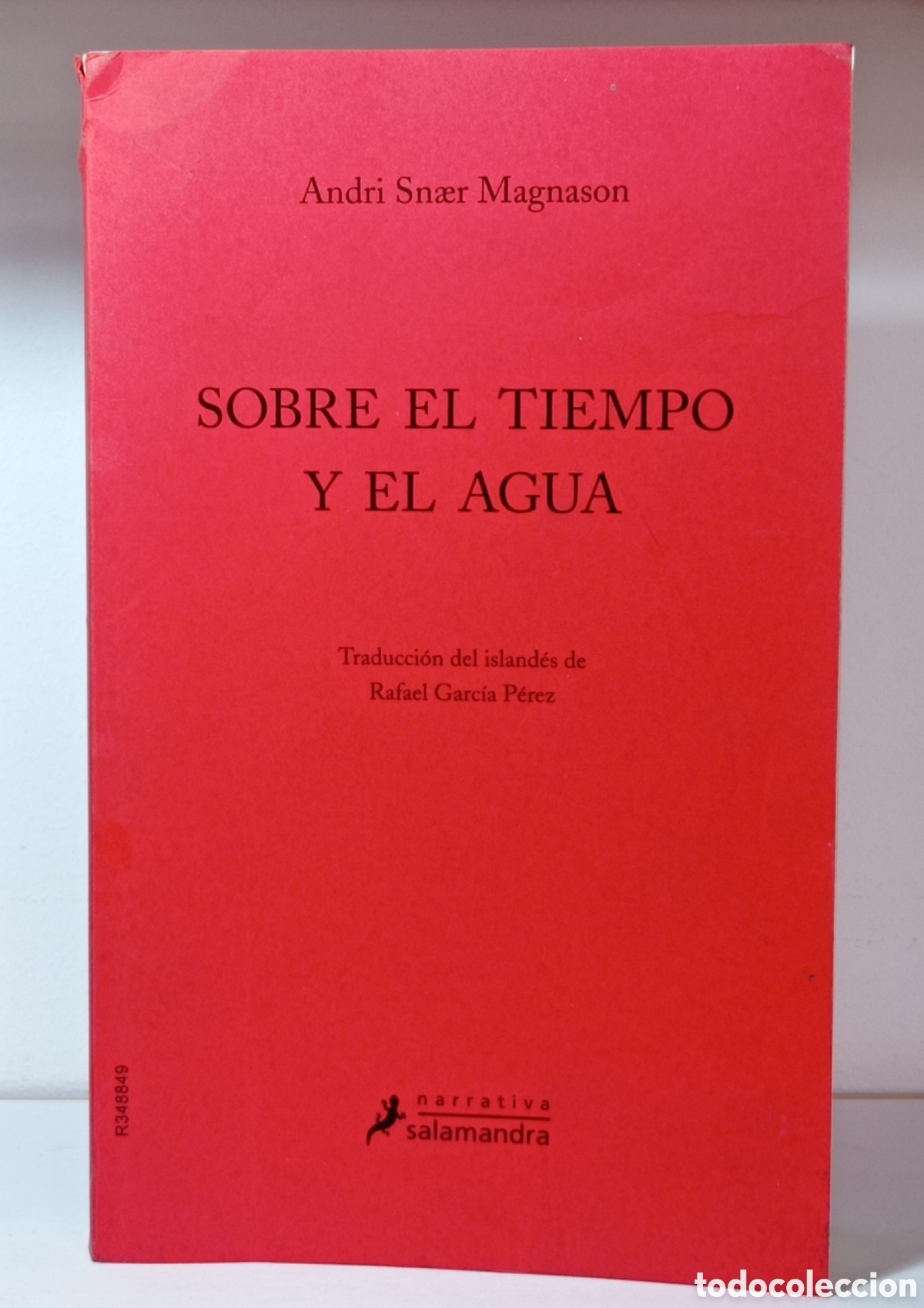 Libros de segunda mano: A.S.MAGNASON, SOBRE EL TIEMPO Y EL AGUA (SALAMANDRA 2021) EJ. SIN CORREGIR