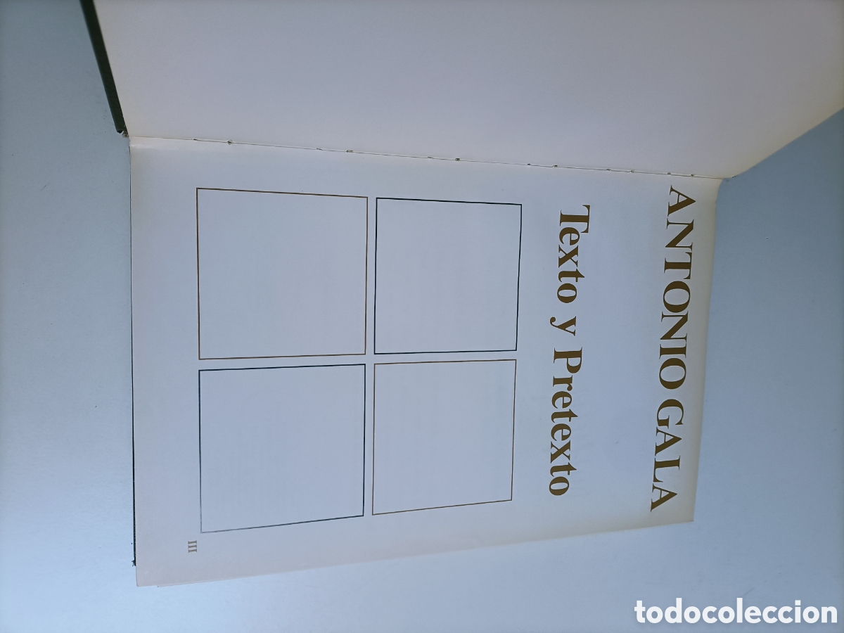 Libros de segunda mano: Antonio Gala. Texto y pretexto - Foto 5