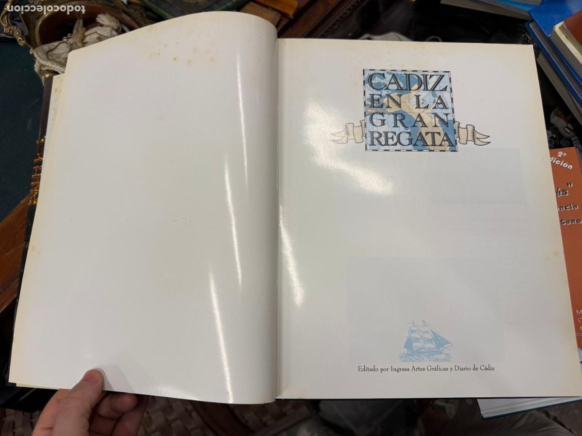 Libros de segunda mano: LIBRO CADIZ EN LA GRAN REGATA - 139 PAG - Foto 2