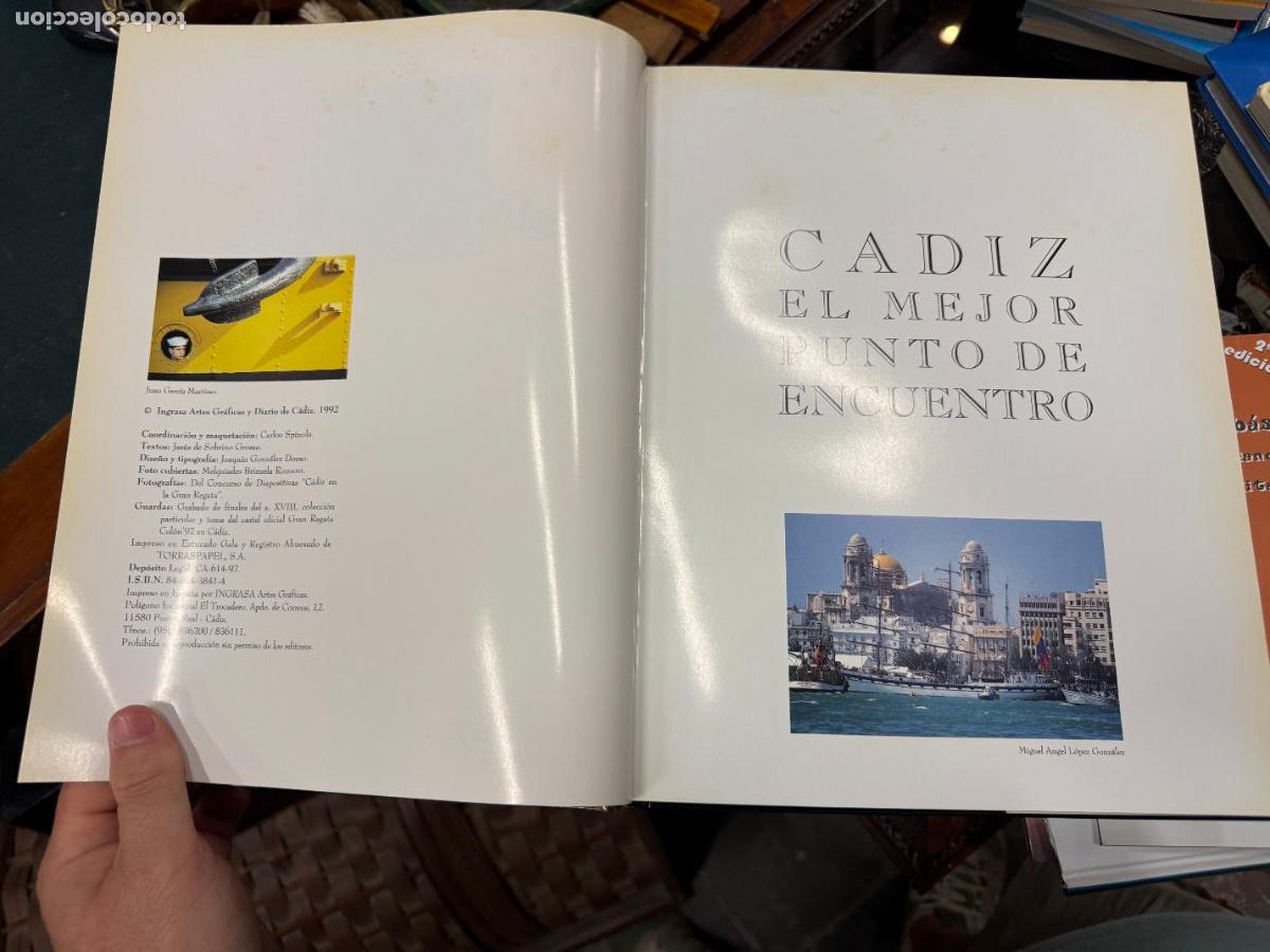 Libros de segunda mano: LIBRO CADIZ EN LA GRAN REGATA - 139 PAG - Foto 3