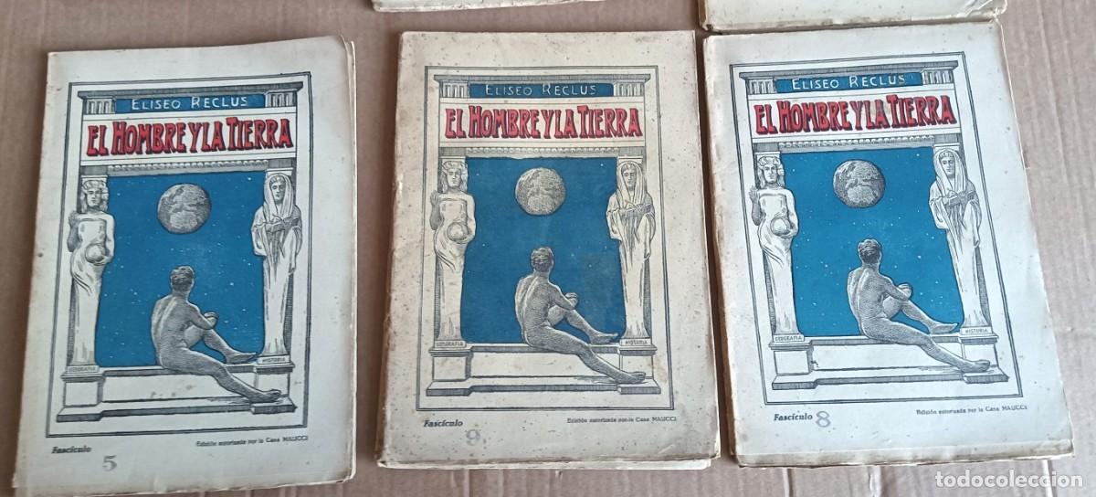 Libros de segunda mano: 9 tomos - EL HOMBRE Y LA TIERRA - Eliseo Reclus - Foto 4
