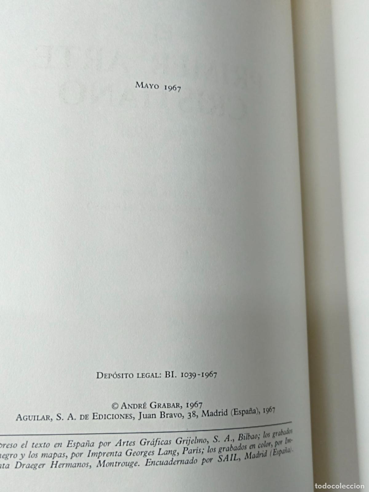 Libros de segunda mano: El Primer Arte Cristiano - Andr&eacute; Grabar - Aguilar - Foto 3