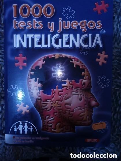 Libros de segunda mano: 1000 TESTS Y JUEGOS DE INTELIGENCIA manchitas bordes VER FOTOS