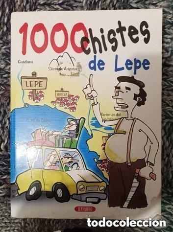 Libros de segunda mano: 1000 CHISTES DE LEPE - con manchas en bordes -VER FOTOS