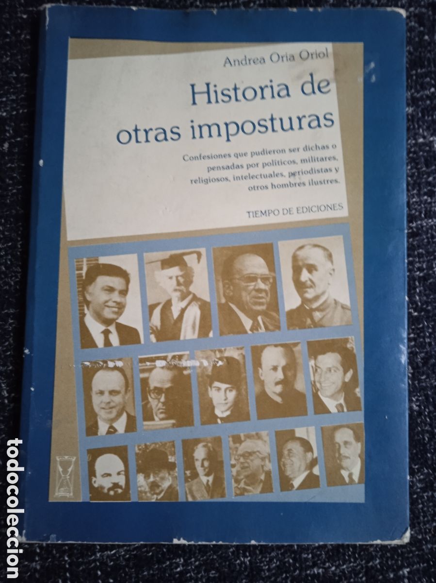 Livres d'occasion: HISTORIA DE OTRAS IMPOSTURAS / ANDREA ORIA ORIOL