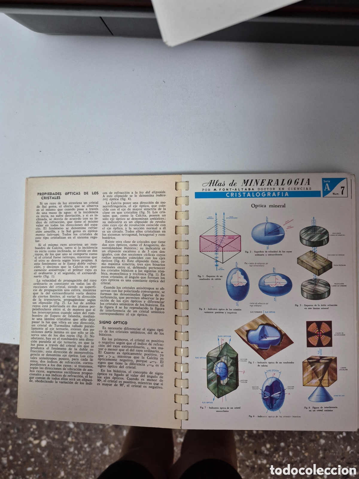 Libros de segunda mano: Altas de mineralogia de M. Font-Altaba - Foto 7