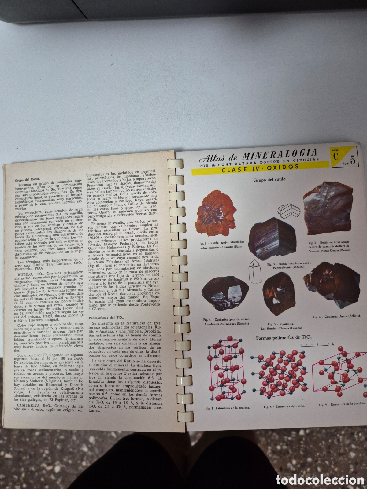 Libros de segunda mano: Altas de mineralogia de M. Font-Altaba - Foto 8
