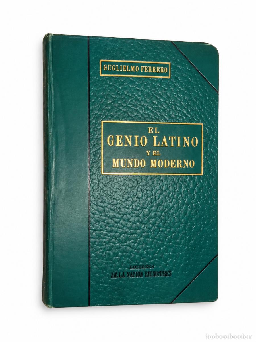 Libros de segunda mano: El genio latino y el mundo moderno &ndash; Guglielmo Ferrero &ndash; LM