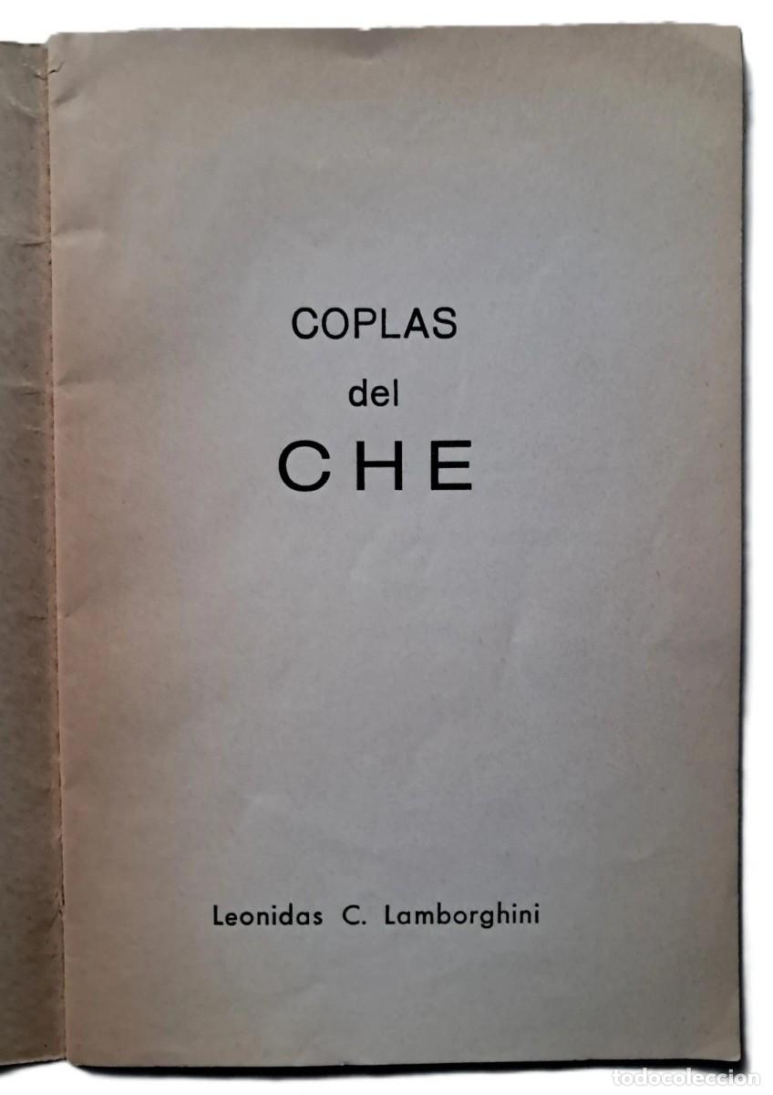 Libros de segunda mano: Lamborghini, Le&oacute;nidas - Coplas del Che - Hern&aacute;n Ben&iacute;tez - 1&deg; Edici&oacute;n - (1967) - Foto 2