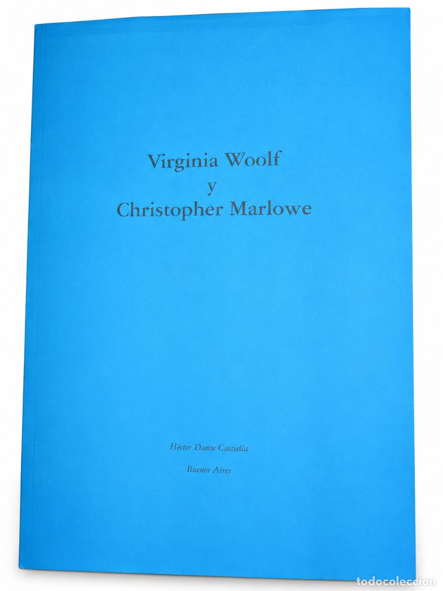Libros de segunda mano: Virginia Woolf y Christopher Marlowe &ndash; H&eacute;ctor Dante Cincotta &ndash; LM - Foto 1