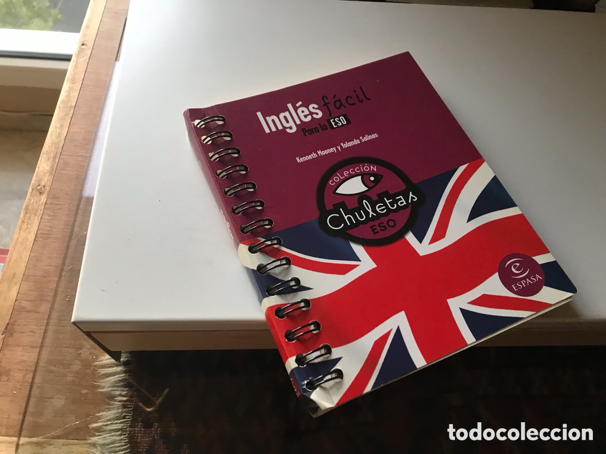 Libros de segunda mano: Ingl&eacute;s, f&aacute;cil para la ESO. Colecci&oacute;n chuletas. Espasa. Kenneth Mooney - Foto 1