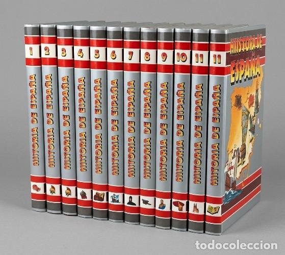 Libros de segunda mano: HISTORIA DE ESPA&Ntilde;A EN COMIC. [COMPLETA 11 TOMOS]. EDITORIAL ROASA. - Foto 1