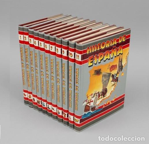 Libros de segunda mano: M4050 - HISTORIA DE ESPA&Ntilde;A EN COMIC. [COMPLETA 11 TOMOS]. EDITORIAL. ROASA.