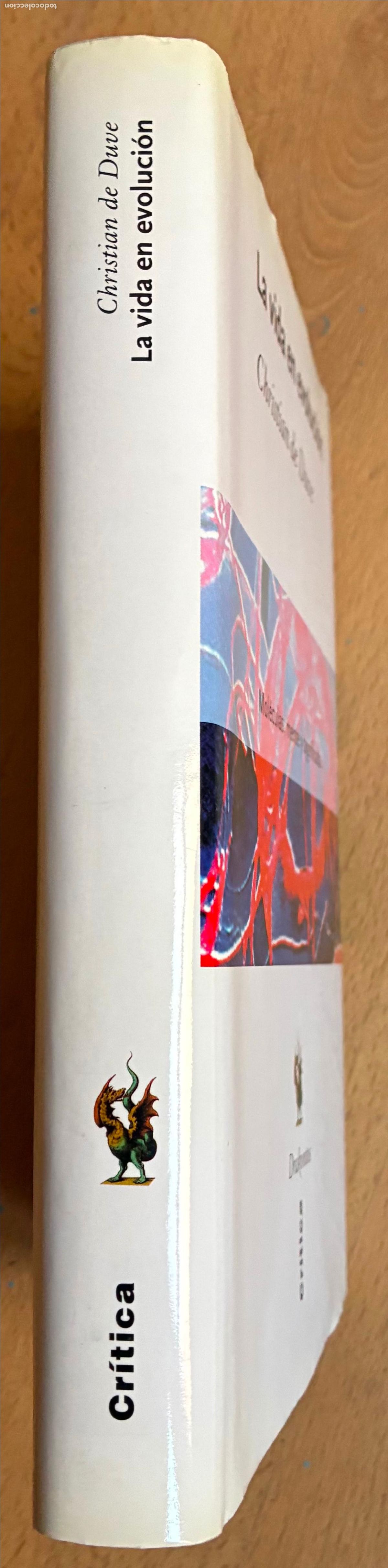 Libros de segunda mano: LA VIDA EN EVOLUCION, Christian De Duve, Drakontos - Foto 2