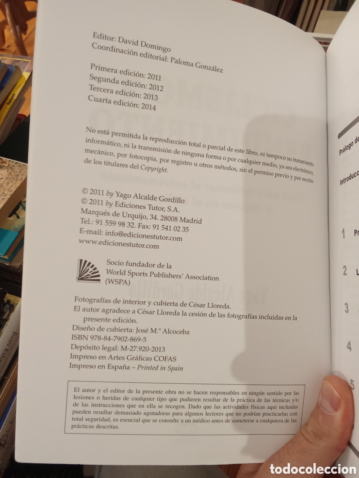 Libros de segunda mano: Ciclismo y rendimiento - Yago Alcalde Gordillo - Foto 2