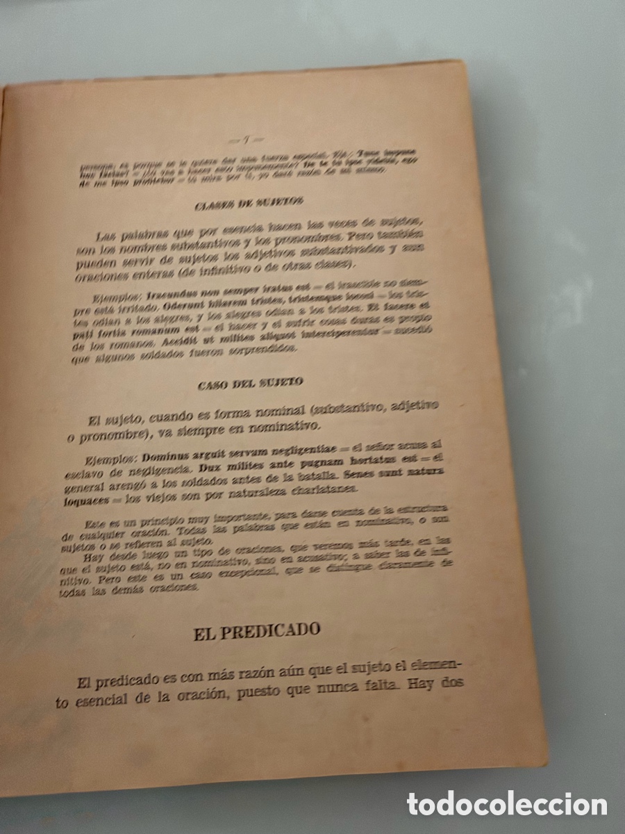 Libros de segunda mano: Gram&aacute;tica de la lengua latina. Sintaxis. Angel Pariente. Sexta edici&oacute;n. - Foto 5