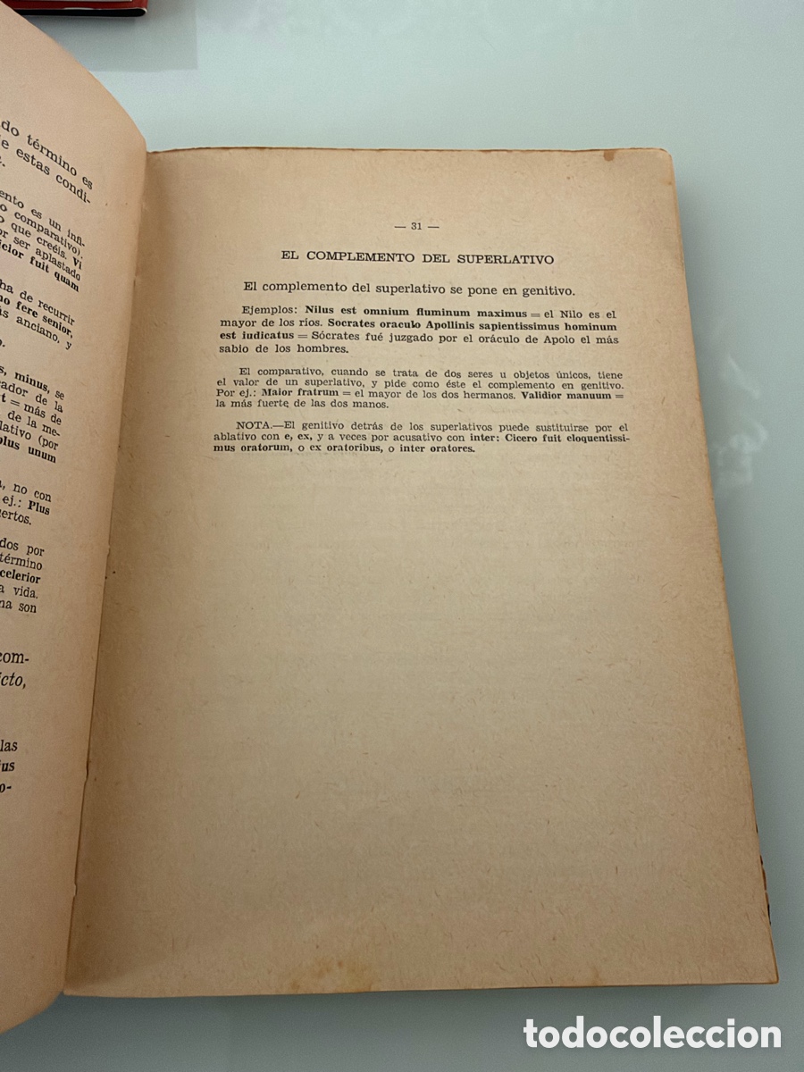 Libros de segunda mano: Gram&aacute;tica de la lengua latina. Sintaxis. Angel Pariente. Sexta edici&oacute;n. - Foto 7