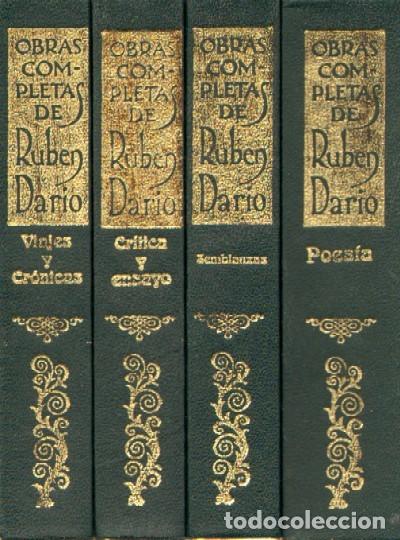 Libros de segunda mano: OBRAS COMPLETAS DE RUBEN DARIO. 4 TOMOS. DARIO, RUBEN.L-1145