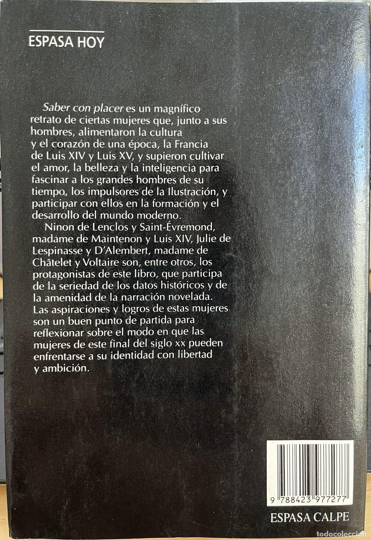 Libros de segunda mano: Saber con Placer: Amor, Belleza e Inteligencia - Foto 2